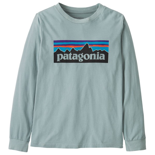 Patagonia - Kid's L/S P-6 Logo T-Shirt - Pullover Gr L türkis von Patagonia