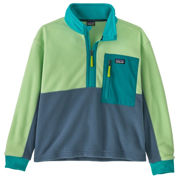 Patagonia - Kid's Microdini 1/2 Zip P/O - Fleecepullover Gr S grün von Patagonia