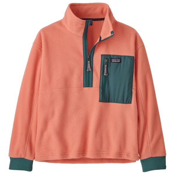 Patagonia - Kid's Microdini 1/2 Zip P/O - Fleecepullover Gr S rosa von Patagonia