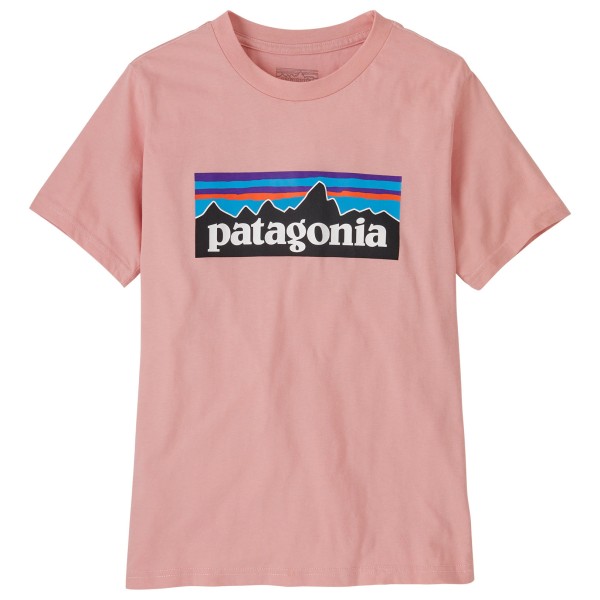 Patagonia - Kid's P-6 Logo - T-Shirt Gr S rosa von Patagonia