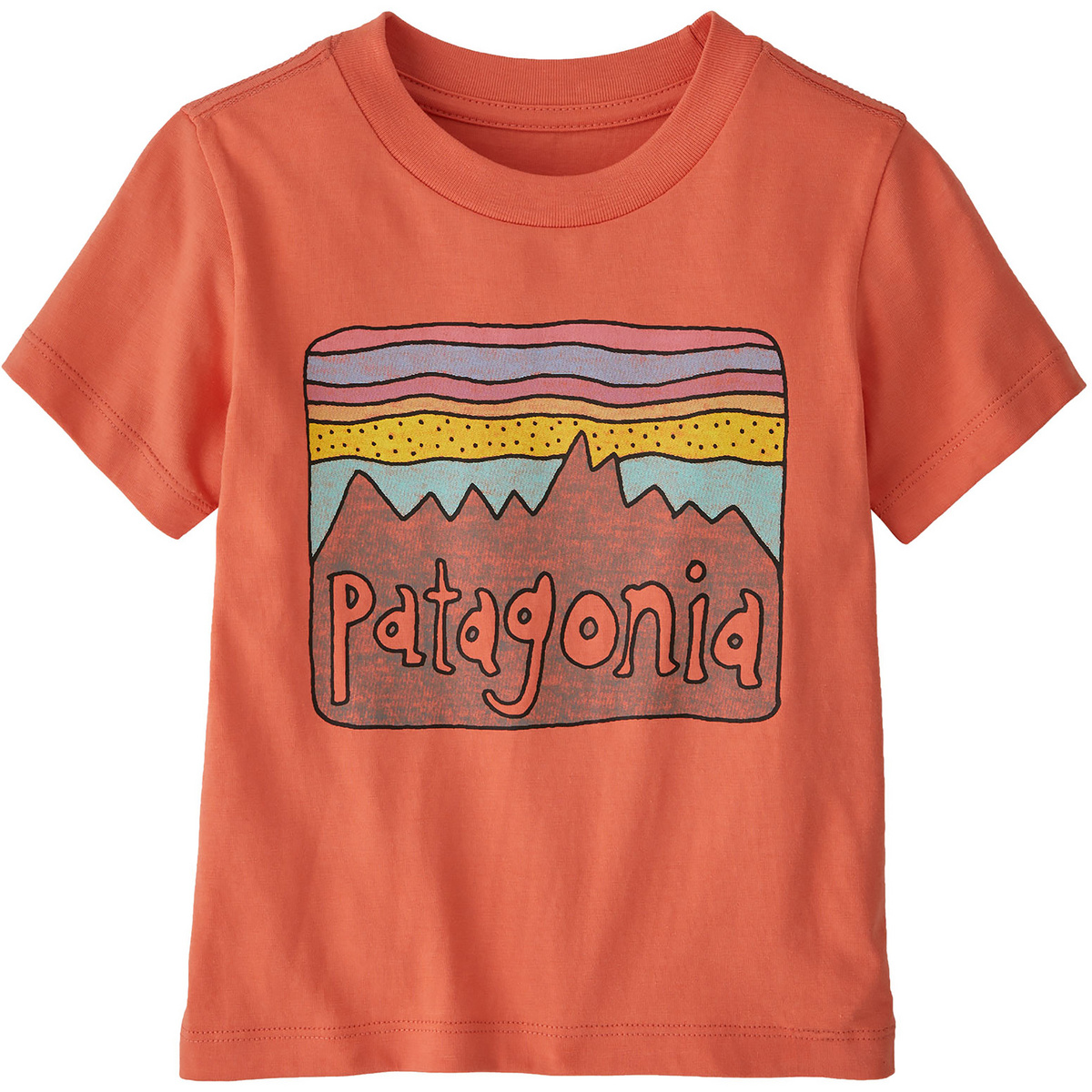 Patagonia Kinder Baby Fitz Roy Skies T-Shirt von Patagonia