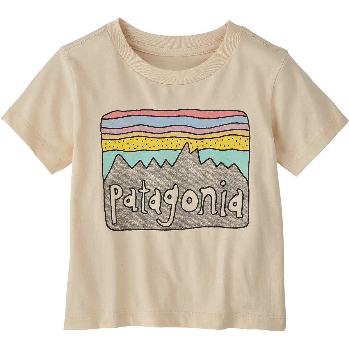 Patagonia Kinder Baby Fitz Roy Skies T-Shirt Patagonia Kinder Baby Fitz Roy Skies T-Shirt von Patagonia