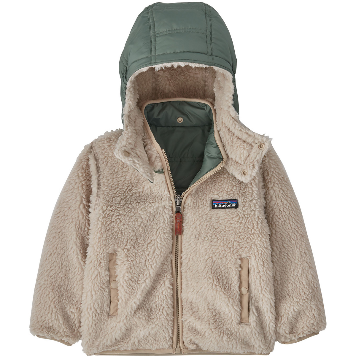 Patagonia Kinder Baby Reversible Tribbles Hoodie Jacke von Patagonia