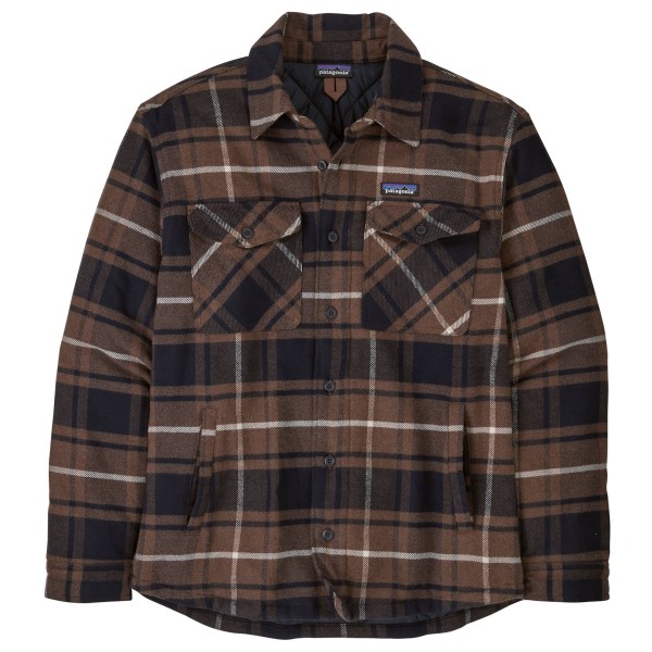 Patagonia - Lightweight Insulated Fjord Flannel Shirt - Freizeitjacke Gr L braun von Patagonia