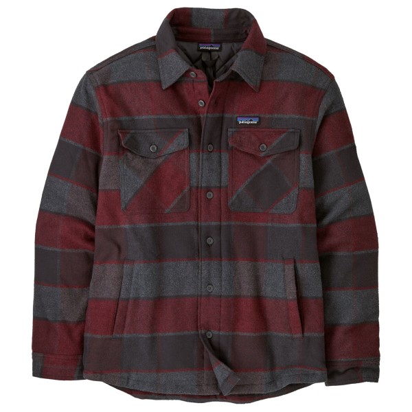 Patagonia - Lightweight Insulated Fjord Flannel Shirt - Freizeitjacke Gr L grau von Patagonia