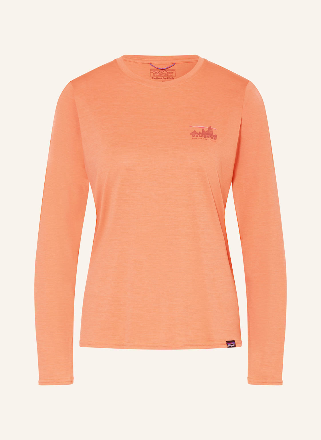 Patagonia Longsleeve Capilene Cool orange von Patagonia