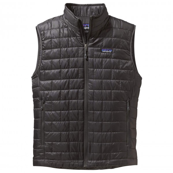 Patagonia - Nano Puff Vest - Kunstfasergilet Gr L grau/schwarz von Patagonia