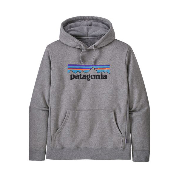 Patagonia - P-6 Logo Uprisal Hoody - Hoodie Gr L grau von Patagonia