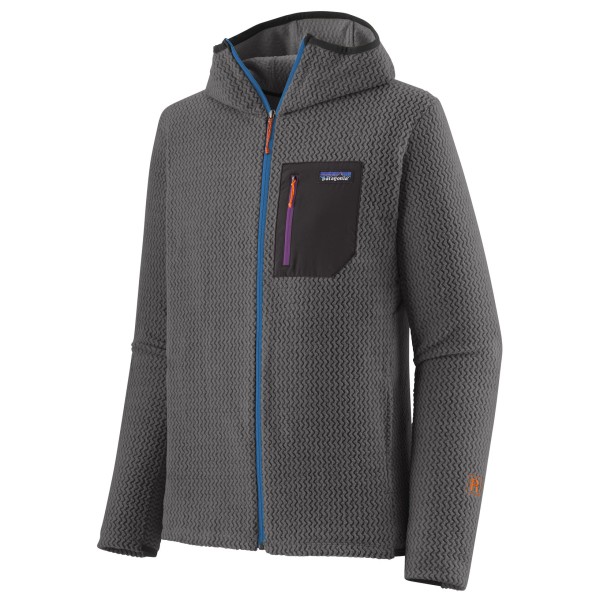 Patagonia - R1 Air Full-Zip Hoody - Fleecejacke Gr S grau von Patagonia