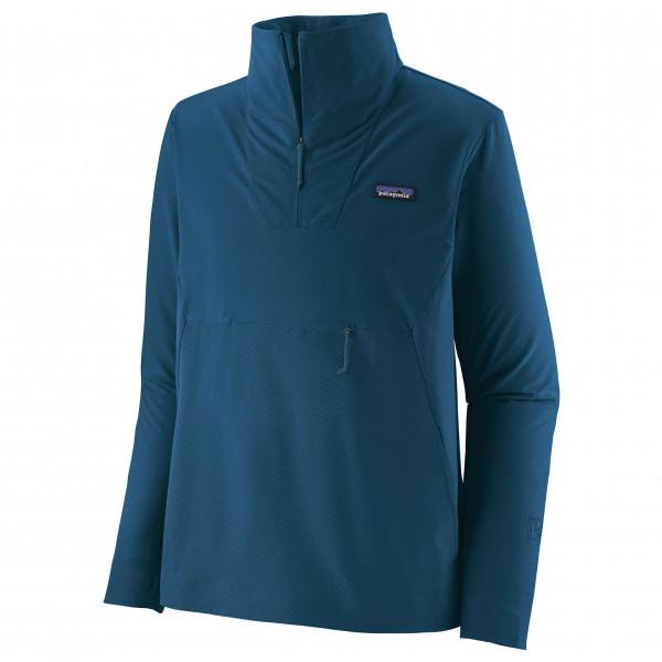 Patagonia - R1 CrossStrata P/O - Softshellpullover Gr L;M;S;XL;XS;XXL;XXS oliv;schwarz;türkis/grün von Patagonia