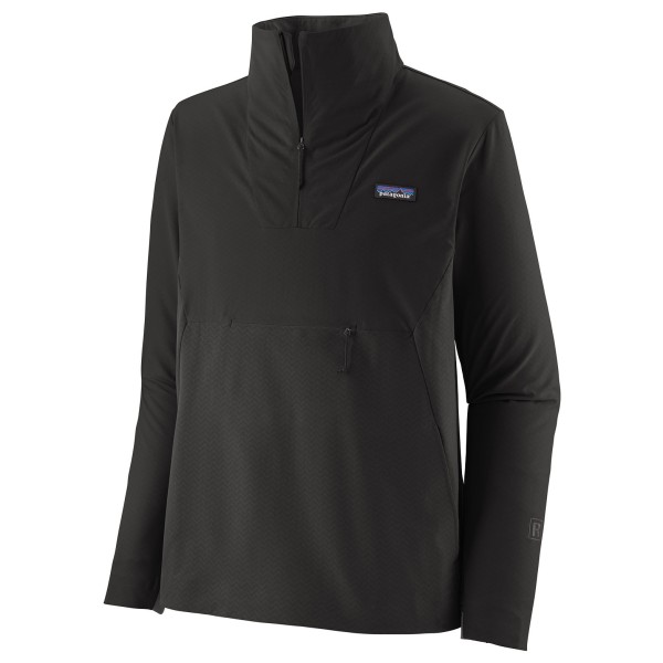 Patagonia - R1 CrossStrata P/O - Softshellpullover Gr S schwarz von Patagonia