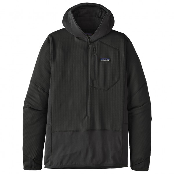 Patagonia - R1 Pullover Hoody - Fleecepullover Gr M schwarz von Patagonia