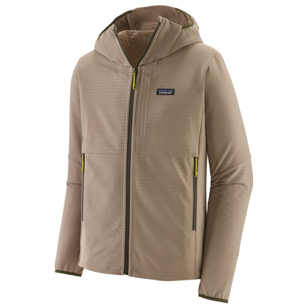 Patagonia - R1 Techface Hoody - Softshelljacke Gr L braun/beige von Patagonia