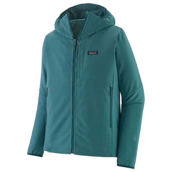 Patagonia - R1 Techface Hoody - Softshelljacke Gr L türkis von Patagonia