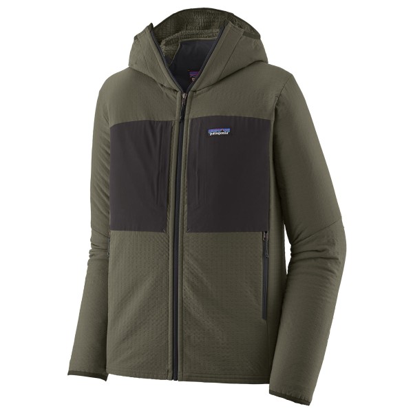 Patagonia - R2 Techface Hoody - Fleecejacke Gr L braun von Patagonia