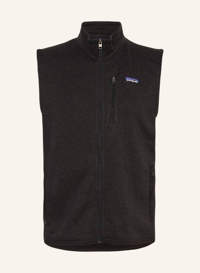 Patagonia Strick-Fleeceweste Better Sweater schwarz von Patagonia