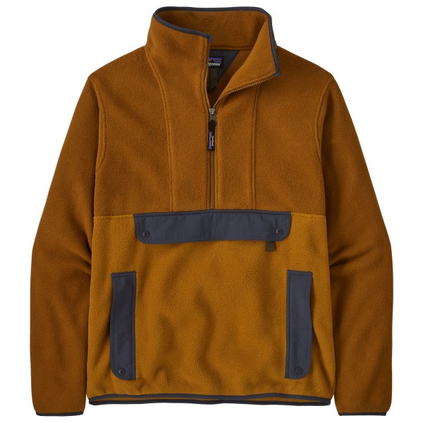 Patagonia - Synch Anorak - Fleecepullover Gr L braun von Patagonia