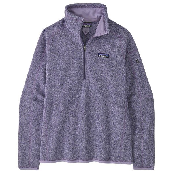 Patagonia - Women's Better Sweater 1/4 Zip - Fleecepullover Gr S grau von Patagonia