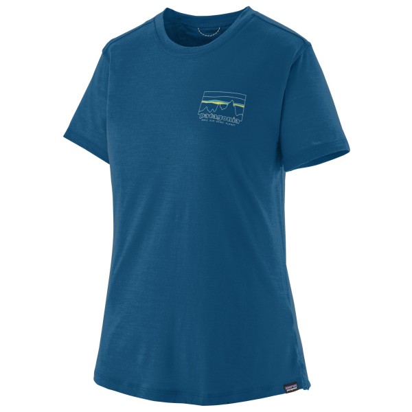 Patagonia - Women's Cap Cool Merino Graphic Shirt - Merinoshirt Gr XXL blau von Patagonia