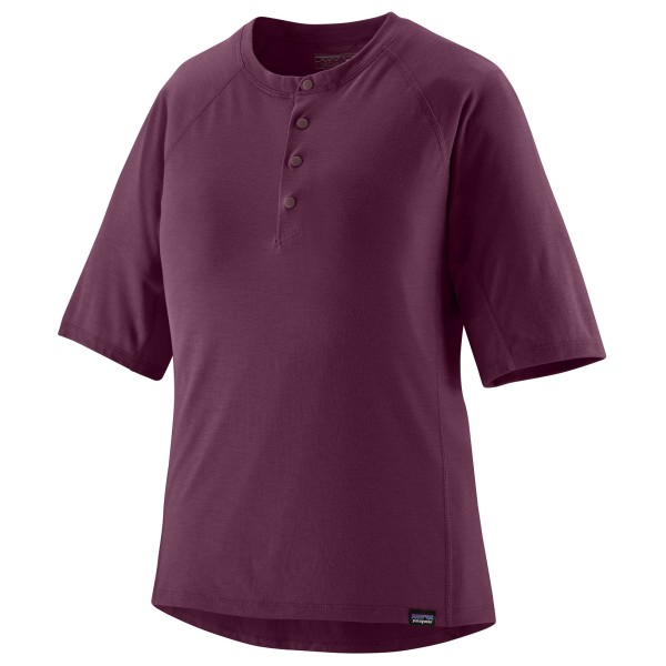 Patagonia - Women's Cap Cool Trail Bike Henley - Velotrikot Gr S lila von Patagonia