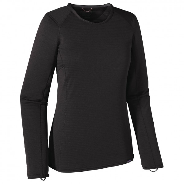 Patagonia - Women's Capilene Thermal Weight Crew - Kunstfaserunterwäsche Gr S schwarz von Patagonia