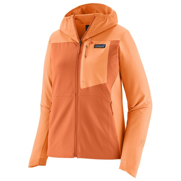 Patagonia - Women's R1 CrossStrata Hoody - Softshelljacke Gr L orange von Patagonia