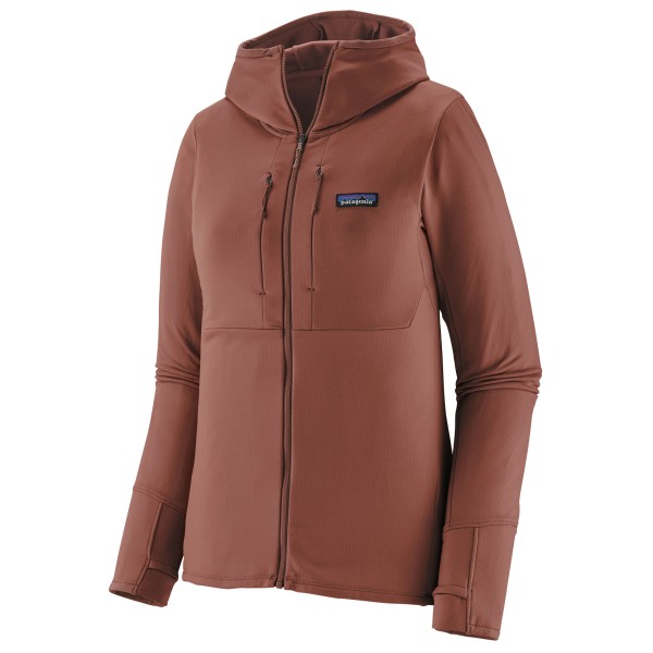 Patagonia - Women's R1 Thermal Full-Zip Hoody - Fleecejacke Gr L;M;S;XL;XS braun;schwarz von Patagonia