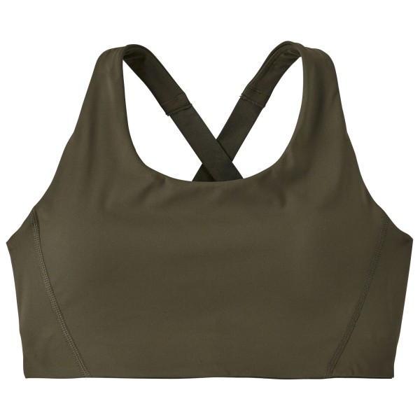 Patagonia - Women's Shadowlite Mid Impact Adjustable Bra - Sport-BH Gr XS braun von Patagonia