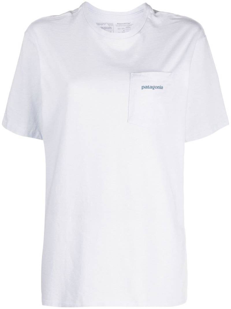 Patagonia patch-pocket perfomance T-shirt - Blue von Patagonia