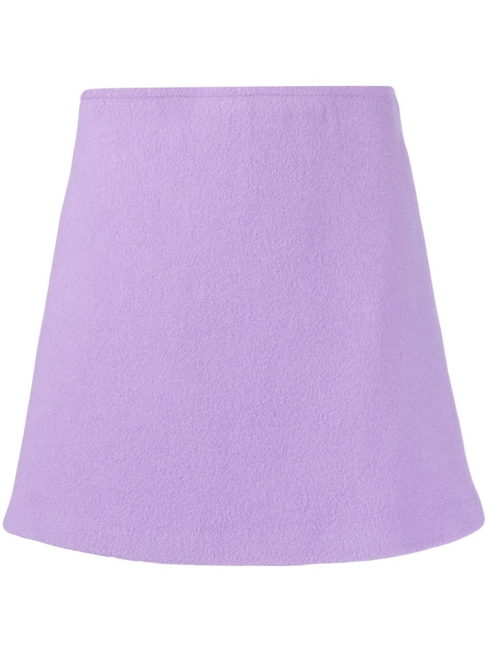 Patou A-line mini skirt - Purple von Patou