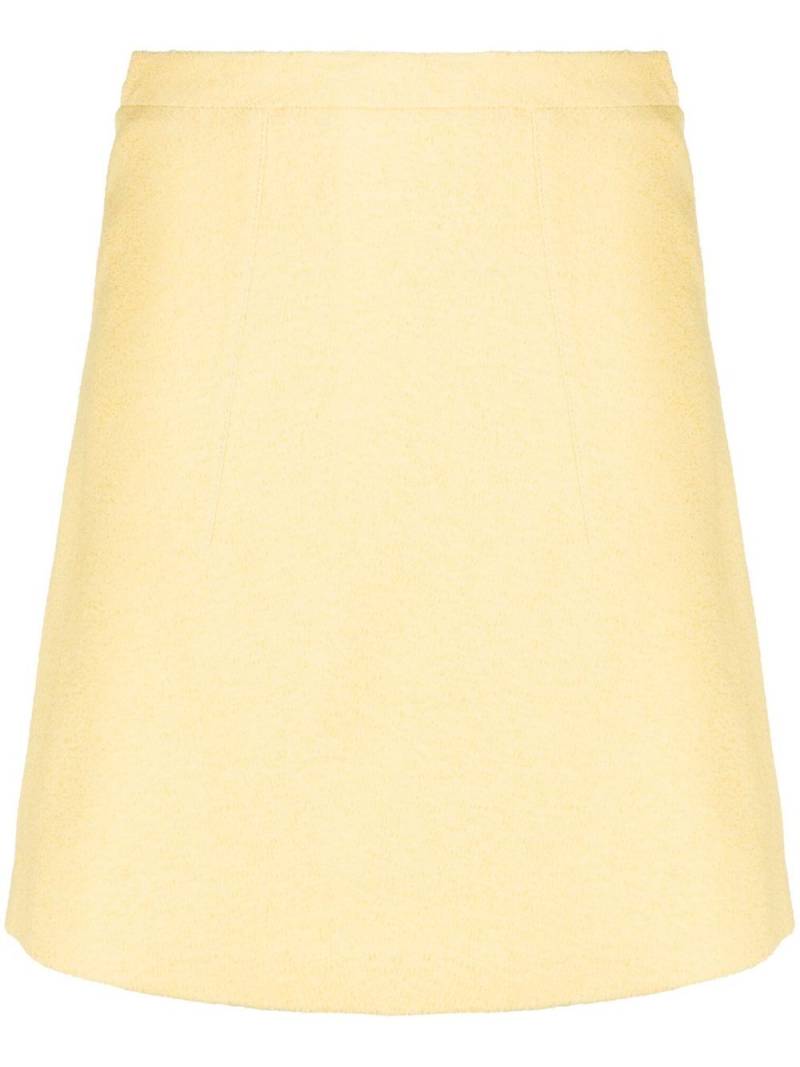 Patou A-line mini skirt - Yellow von Patou