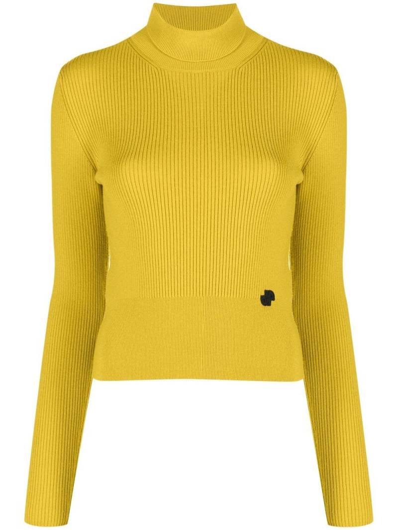 Patou Dolcevita ribbed jumper - Yellow von Patou