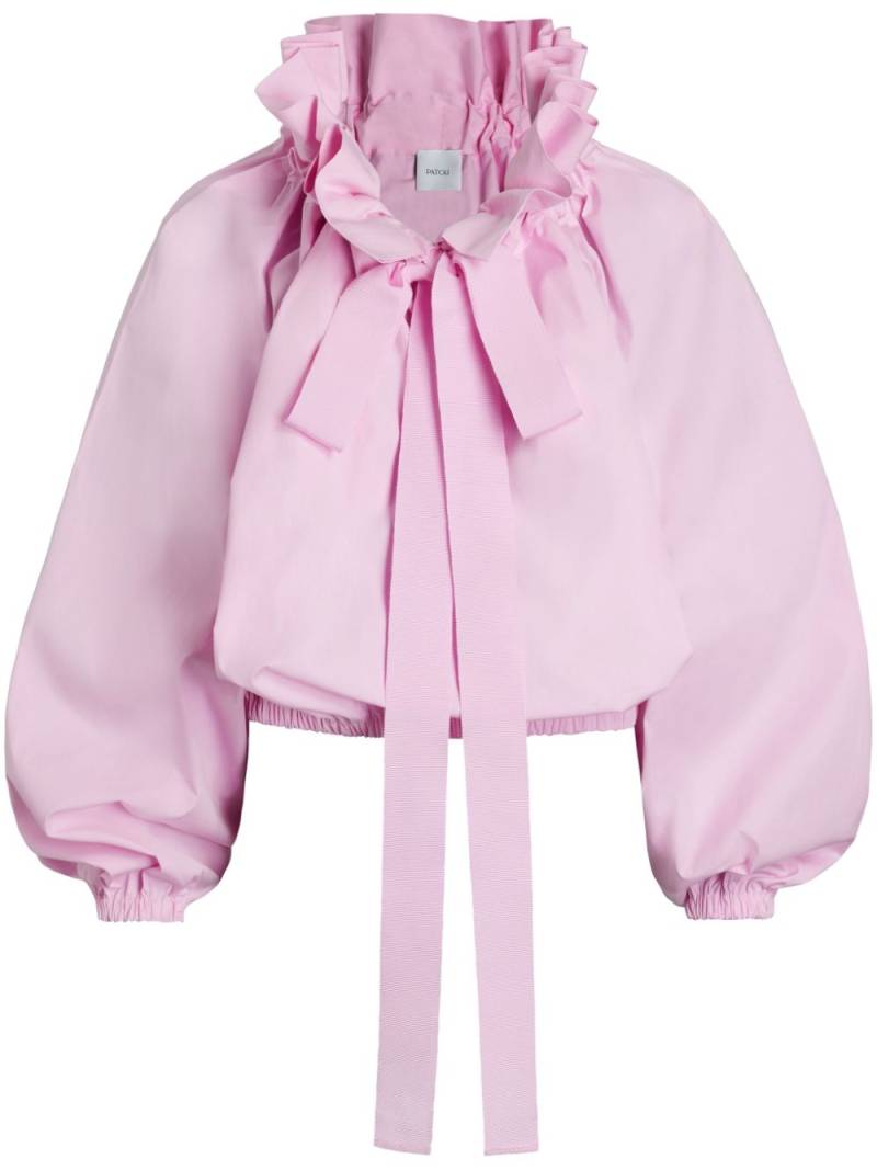 Patou Iconic drawstring blouse - Pink von Patou