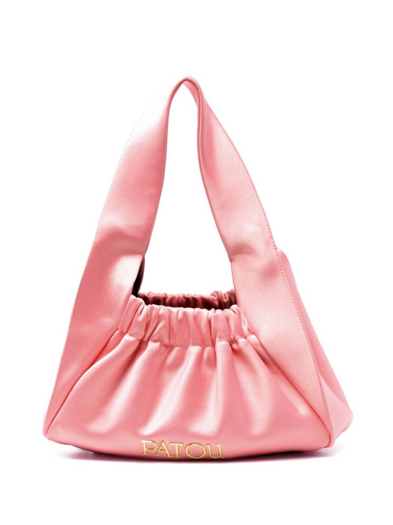 Patou Le Biscuit satin tote bag - Pink von Patou