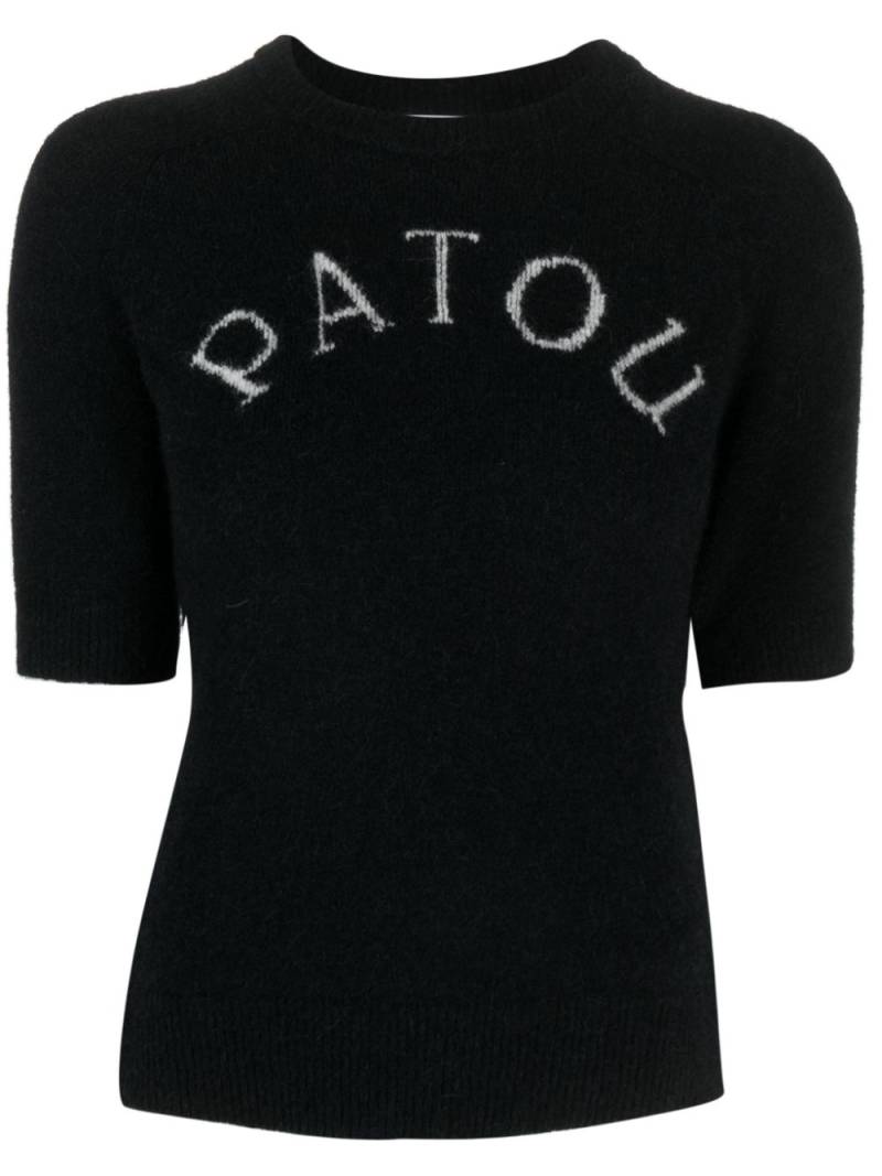 Patou alpaca wool-blend top - Black von Patou