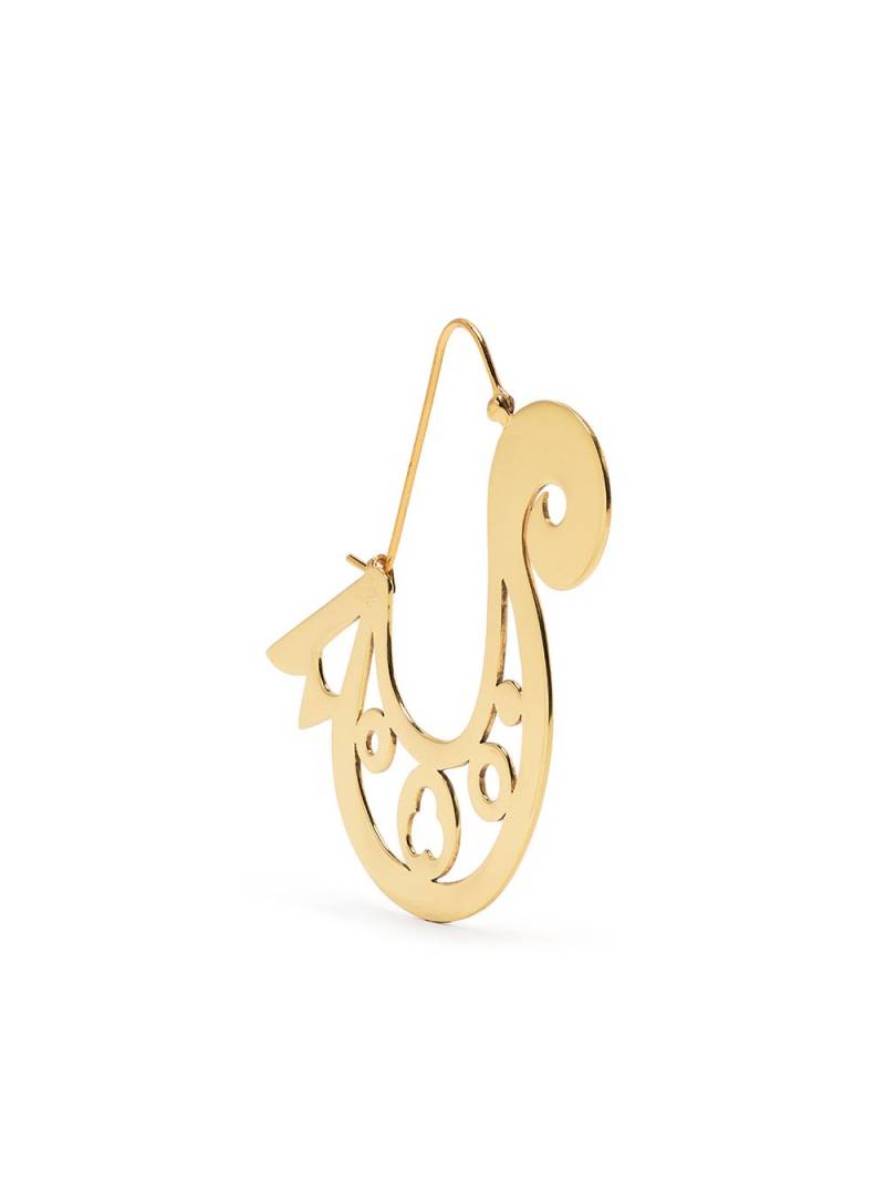 Patou asymmetric cut-out earrings - Gold von Patou