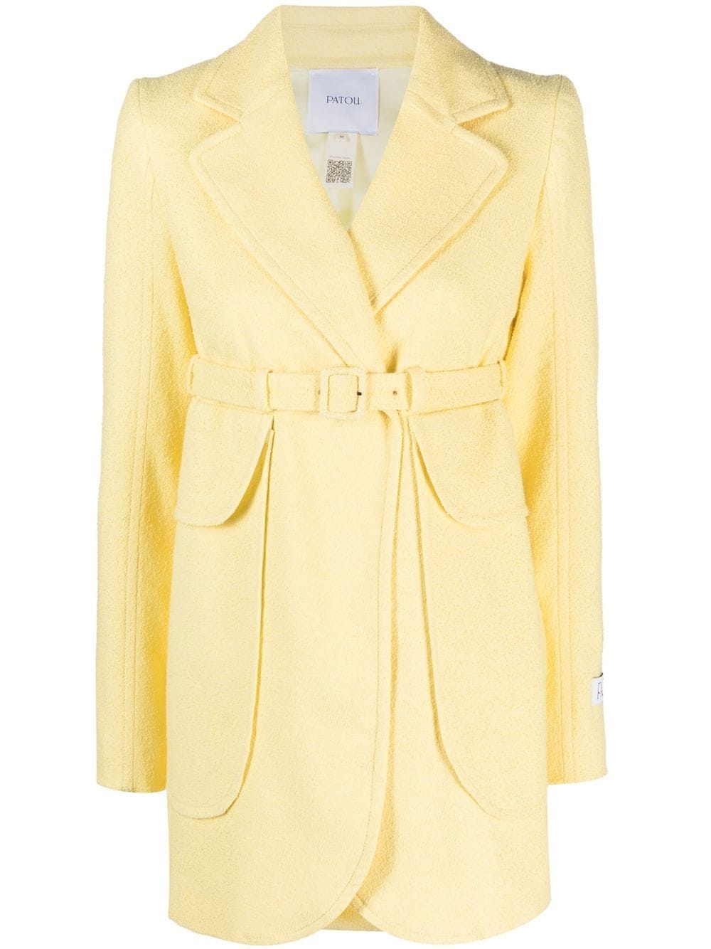 Patou belted tailored jacket - Yellow von Patou