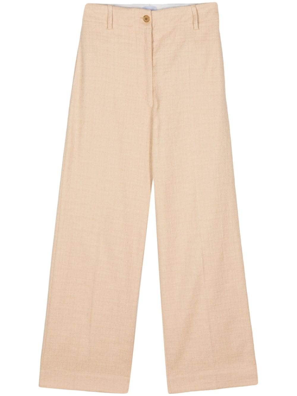 Patou bouclé straight-leg trousers - Neutrals von Patou