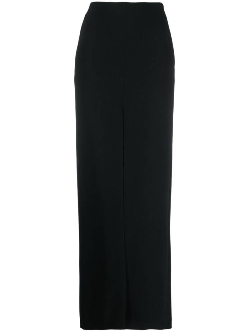 Patou crepe high-waisted maxi skirt - Black von Patou