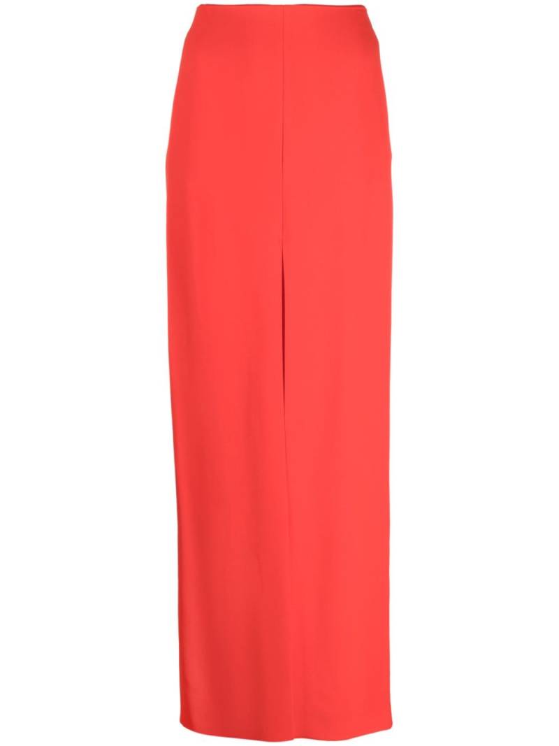 Patou crepe high-waisted maxi skirt - Red von Patou