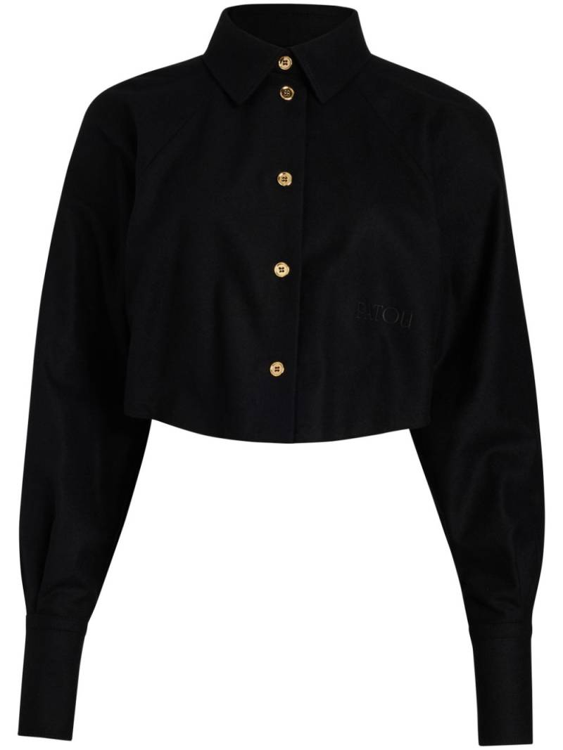 Patou cropped shirt - Black von Patou