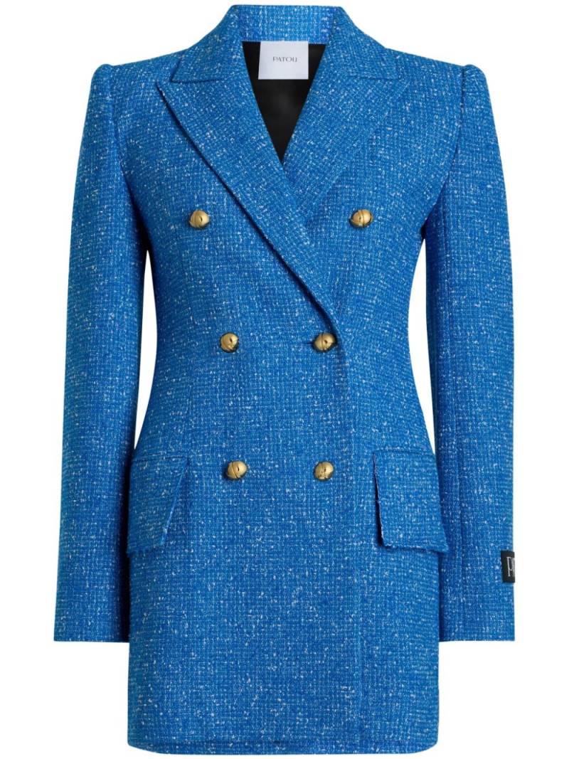 Patou double-breasted blazer - Blue von Patou