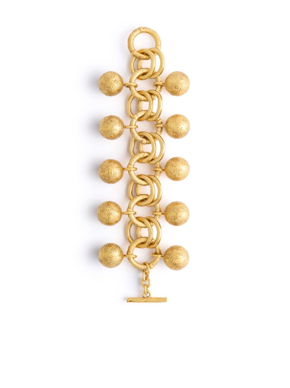 Patou engraved chain bracelet - Gold von Patou