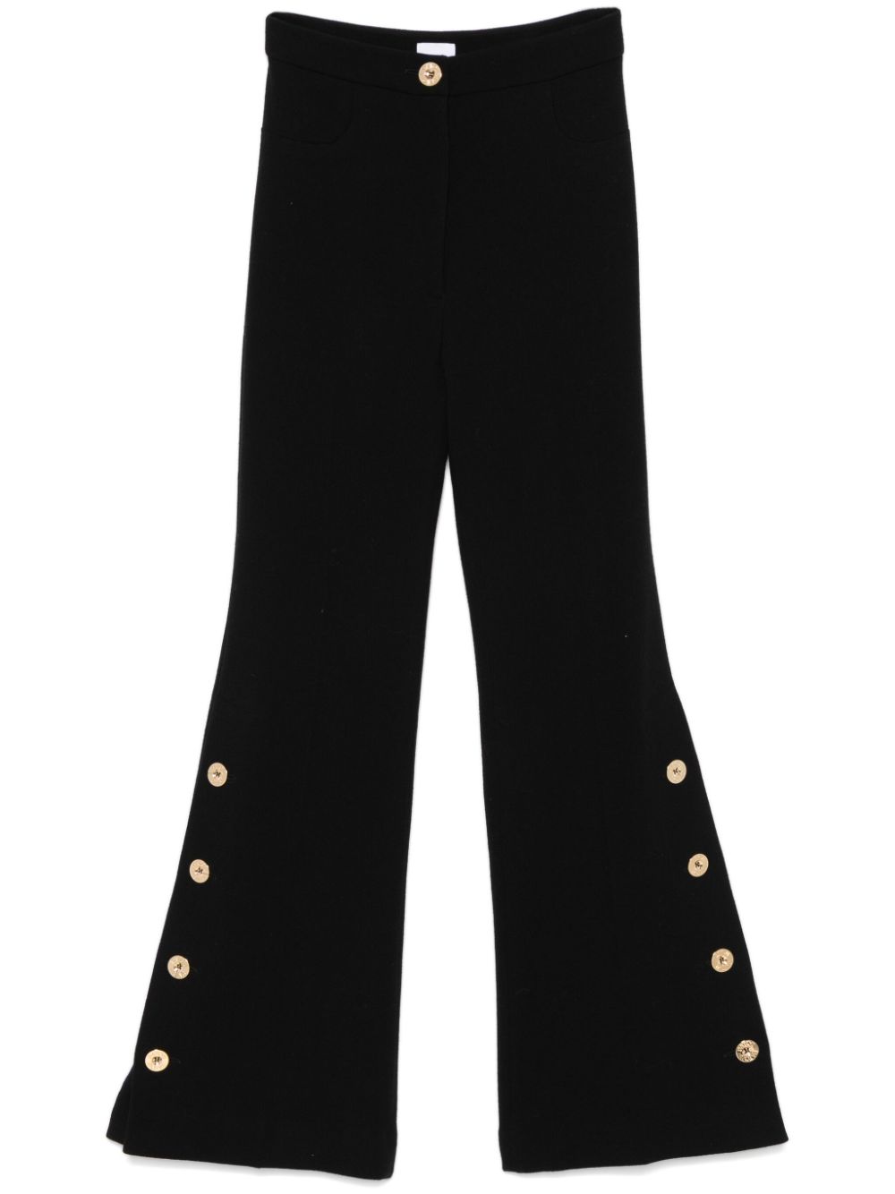 Patou flared trousers - Black von Patou