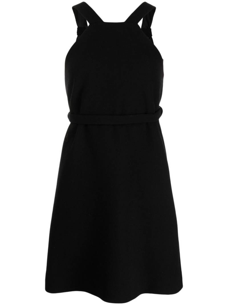 Patou halterneck wool minidress - Black von Patou