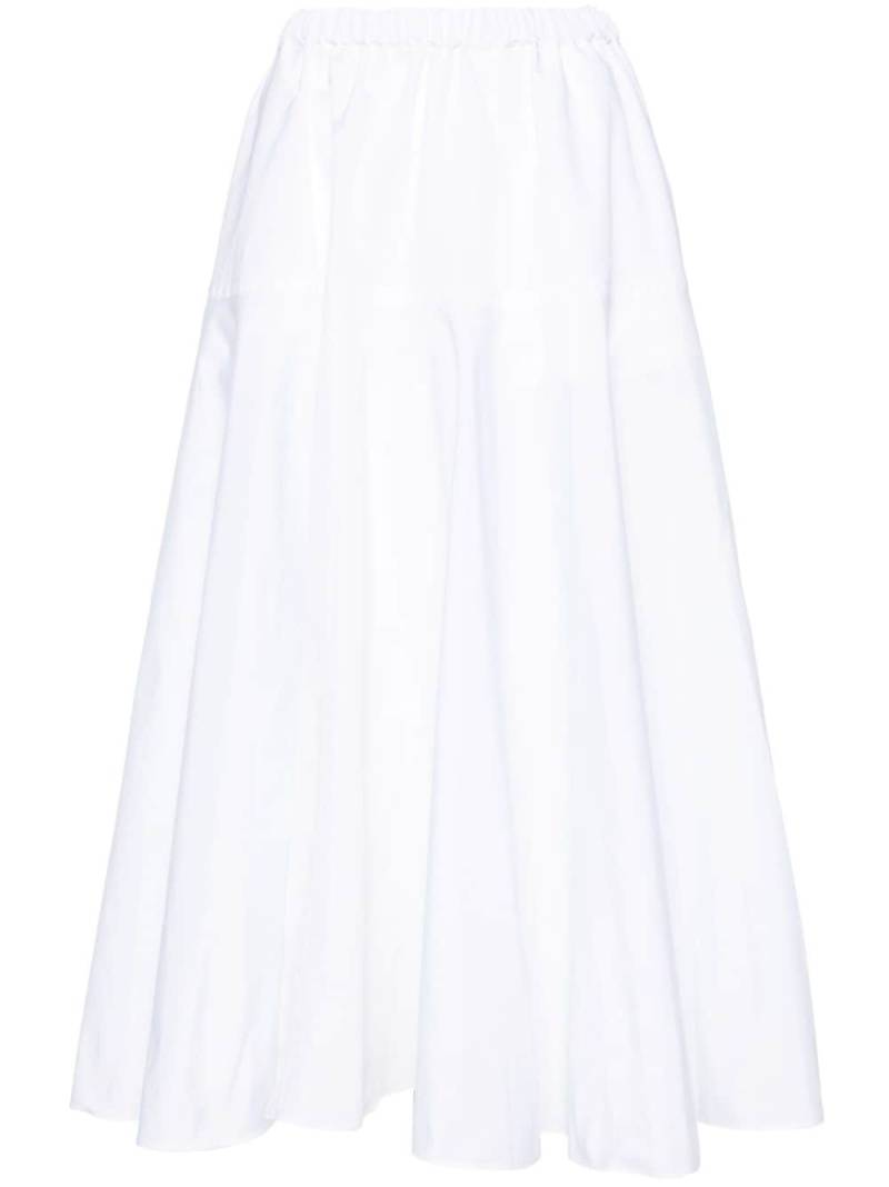 Patou faille maxi skirt - White von Patou