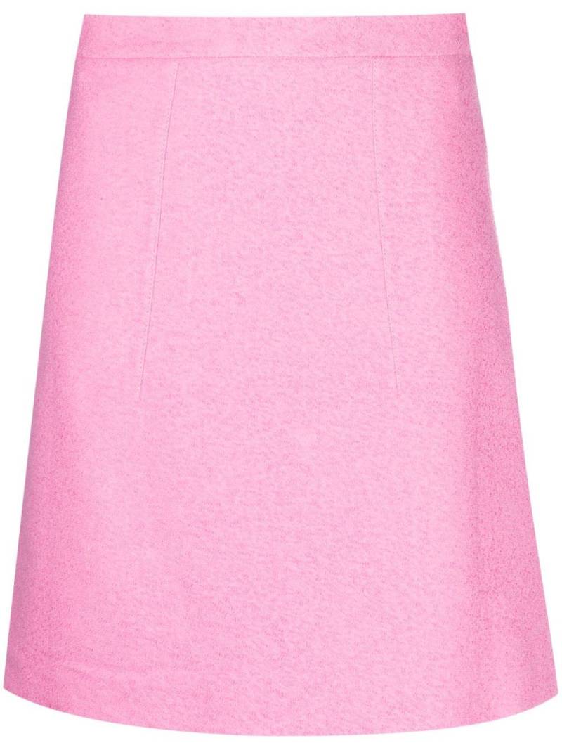 Patou high-waisted A-line miniskirt - Pink von Patou