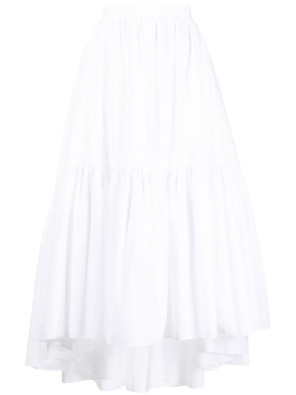 Patou high-waisted midi skirt - White von Patou