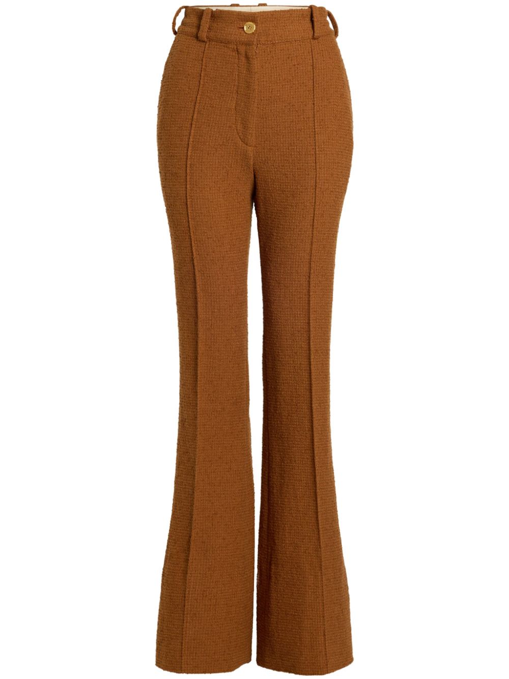 Patou knitted flared trousers - Brown von Patou