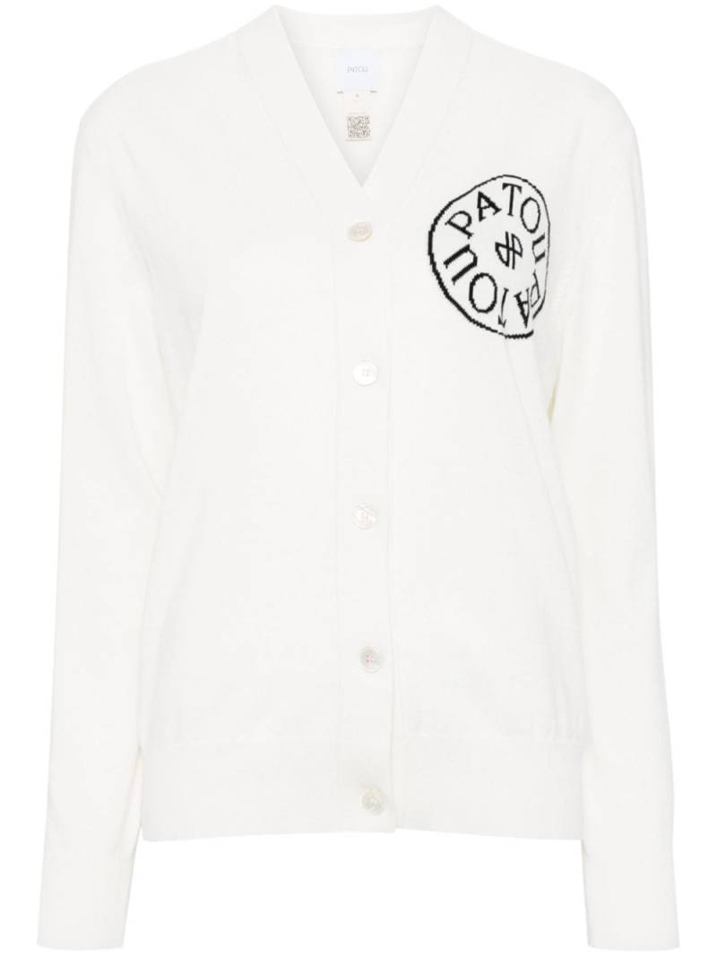 Patou logo cardigan - White von Patou